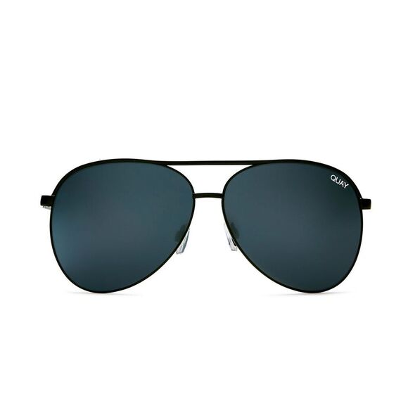 Quay Australia Black Smoke Vivienne Aviator Sunglasses main image 6